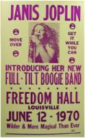 Freedom Hall, June 12 1970, concert poster
